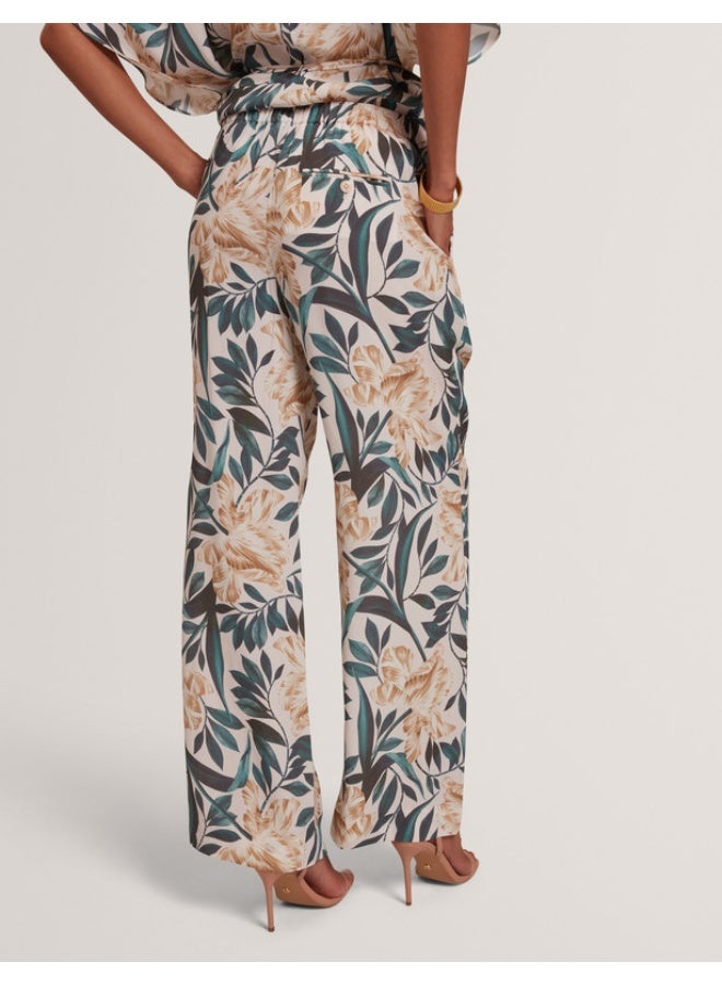 Ted Baker Printed Mid Rise Straight Leg Trouser - Image 5