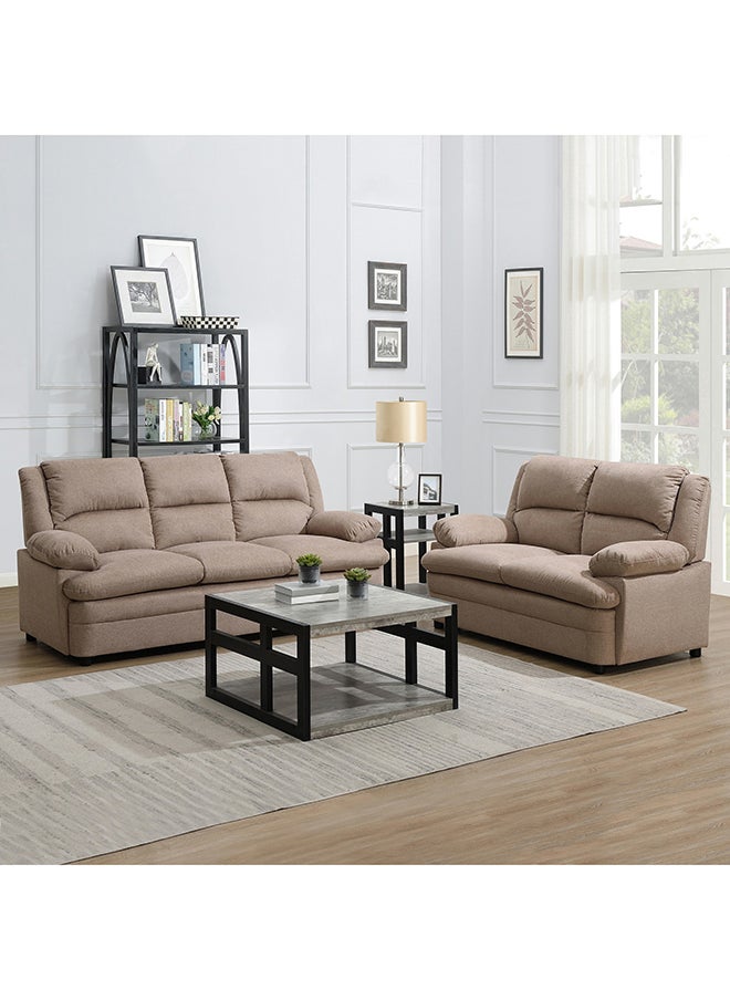 Home Box - Bali Lamo 3-Seater Fabric Sofa 92 x 98 x 204 cm - Image 1