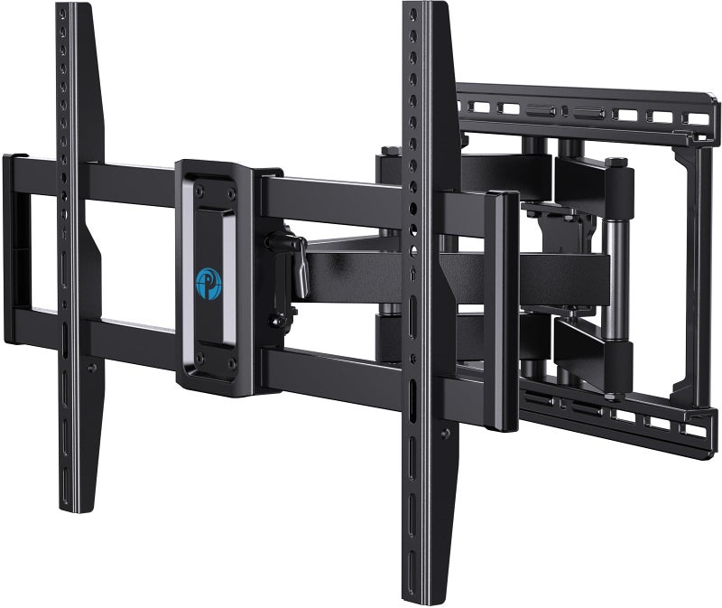 Pipishell Full Motion TV Wall Mount for 3775 inch FlatCurved TVs up to 100lbs Wall Mount TV Bracket Swivel and Tilt TV Mount Fits 81216 Wood Studs Max VESA 600x400mm PILF3