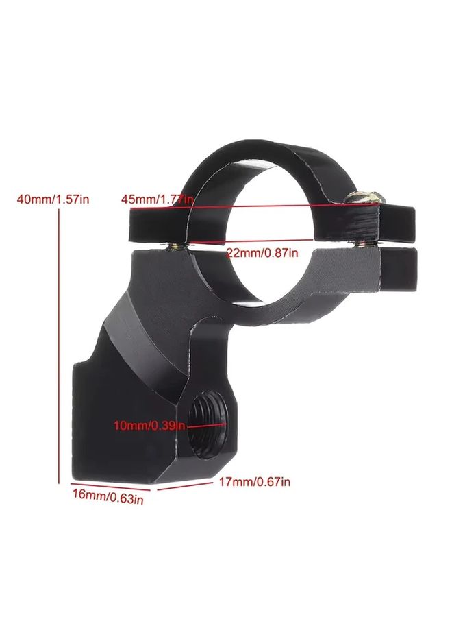 Motorcycle Rearview Mirror Adapters And Brackets 2pcs Handlebar Mirror Clamps - Image 2