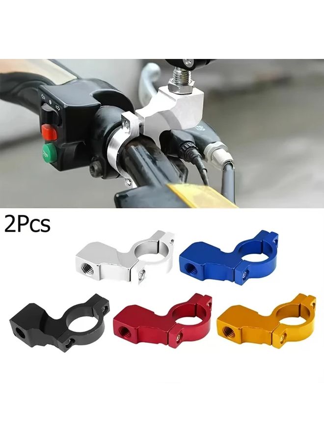 Motorcycle Rearview Mirror Adapters And Brackets 2pcs Handlebar Mirror Clamps - Image 4