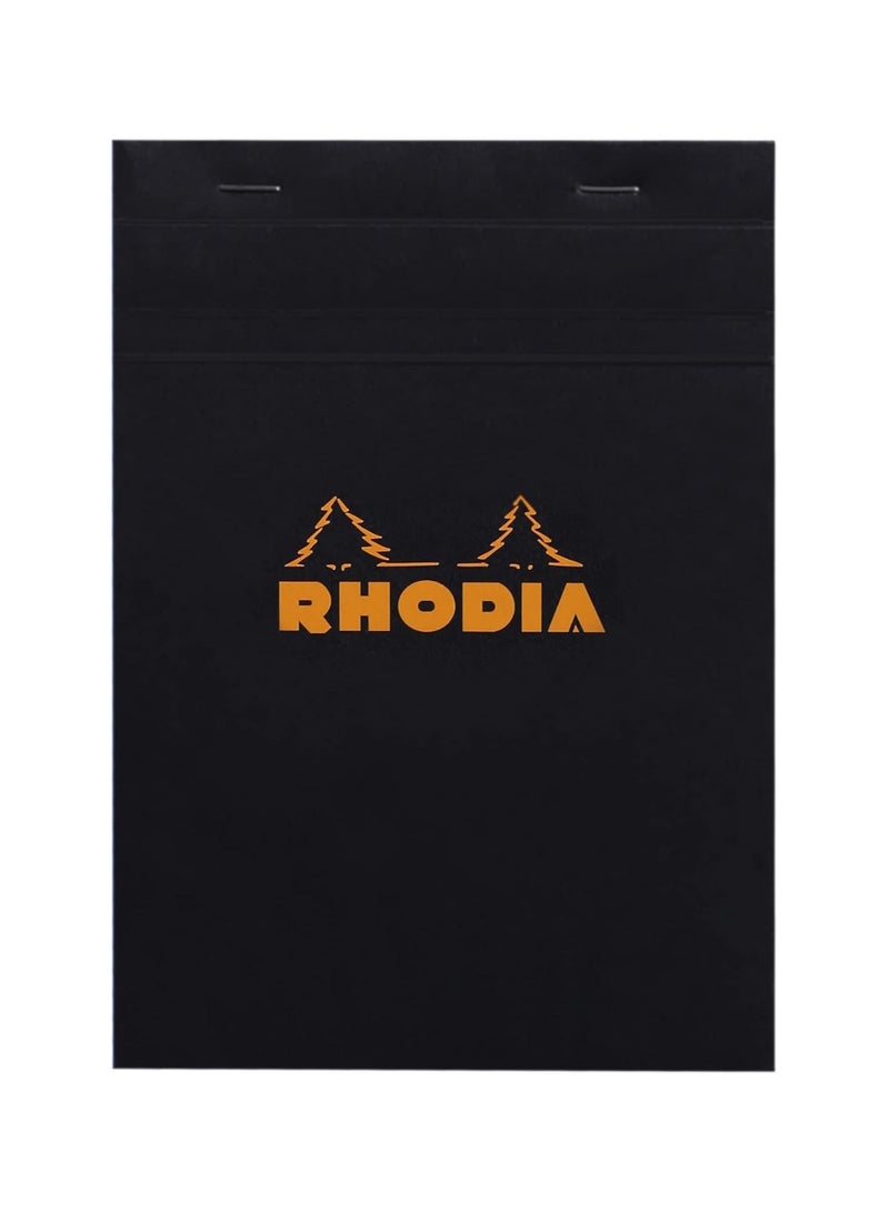 Rhodia Classic French Paper Pads Graph 6 in. x 8 1/4 in. Black (162009C) - Image 2