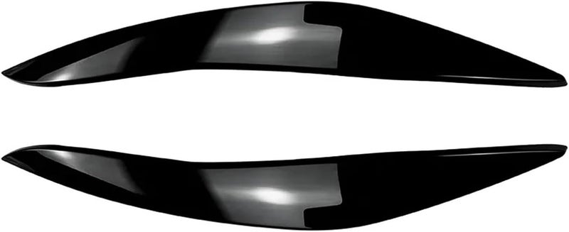 QASULER Gloss Black Headlight Eyelids for BMW 5 Series - Image 1