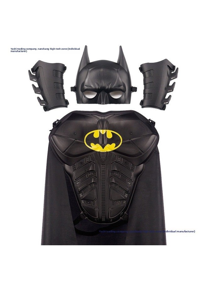 Kids Batman Cloak Mask Armor Toy Kids Batman Play Suit  Play-Color:Glowing Batman Mask - Image 2