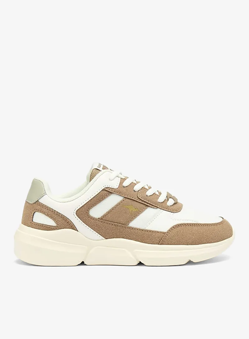 كانغاروس حذاء رياضي نسائي برباط بتصميم متباين