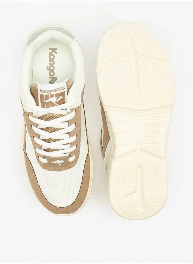كانغاروس Womens Panelled Lace-Up Sports Shoes