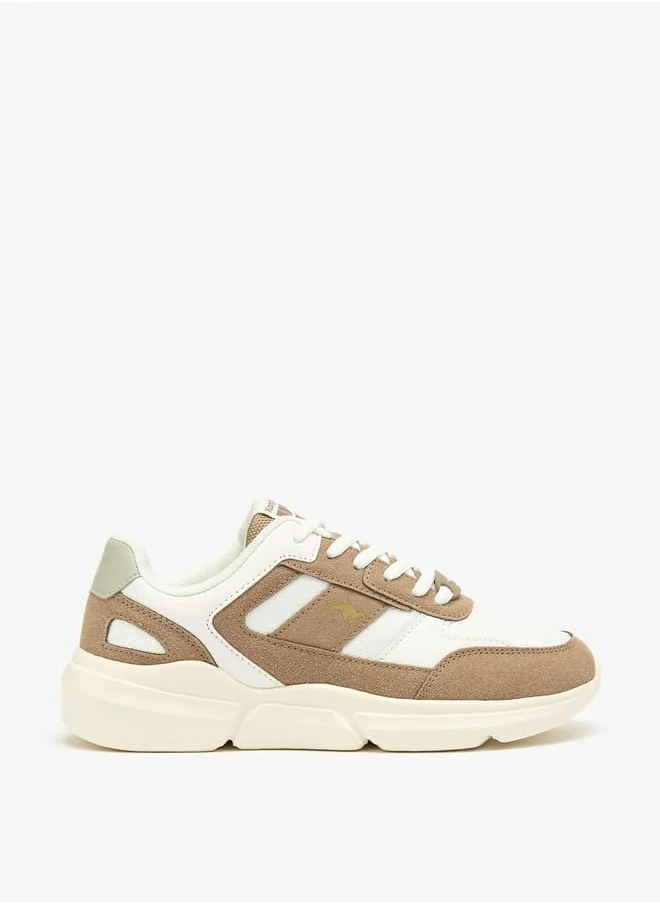 كانغاروس Womens Panelled Lace-Up Sports Shoes