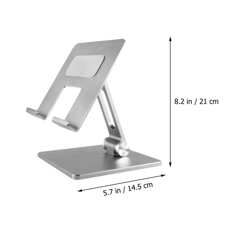 Adjustable Aluminum Alloy Folding Laptop Cooling Stand Portable Computer Holder Silver - Image 3