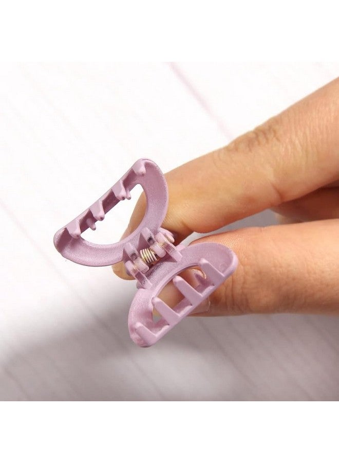 CHIROGRAPHY 12 PCS Women Mini PREMIUM Hair Clips Girl's Cute Rectangle Hairclips Hairpins Small Claw Clips Non-Slip Hair Accessories (MULTICOLOR) - Image 4