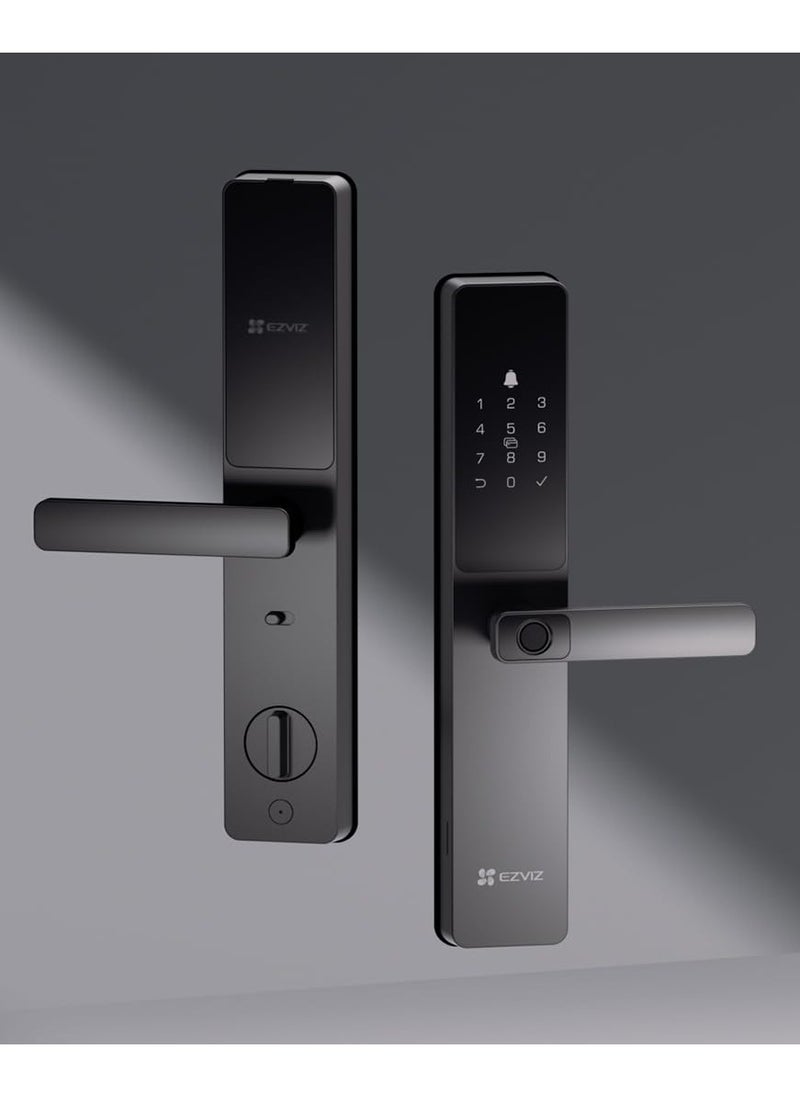 EZVIZ by Hikvision|Smart Fingerprint Door Lock - black CS-DL05-R200-WBCP-GR