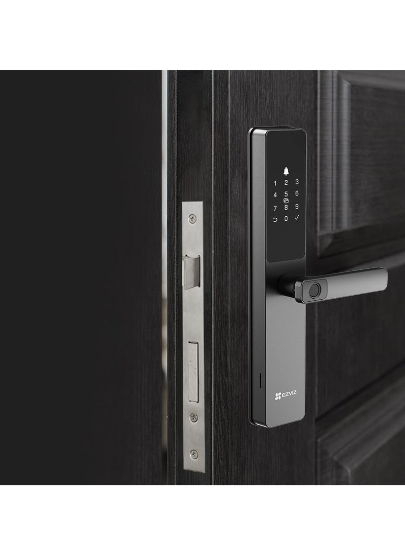 EZVIZ by Hikvision|Smart Fingerprint Door Lock - black CS-DL05-R200-WBCP-GR