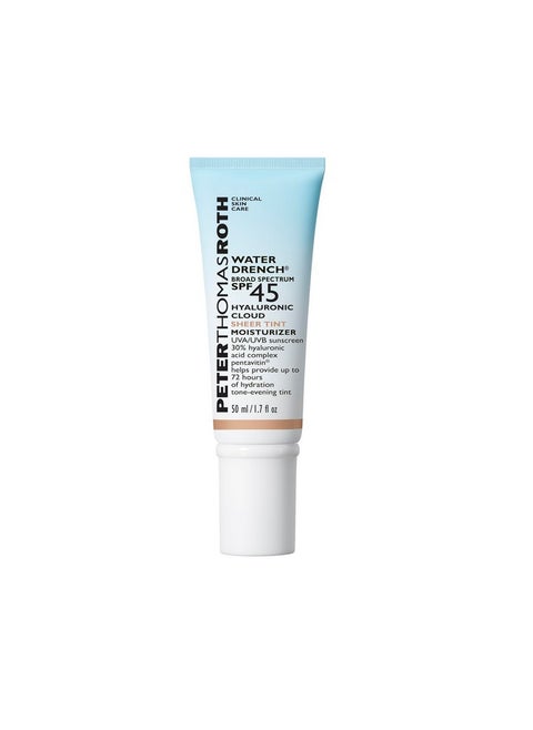 Water Drench Hyaluronic Cloud Sheer Tint Moisturizer Broad Spectrum Spf 45 Hydrating Tinted Spf Moisturizer Adaptable Sheer Tint For All Skin Tones And Types