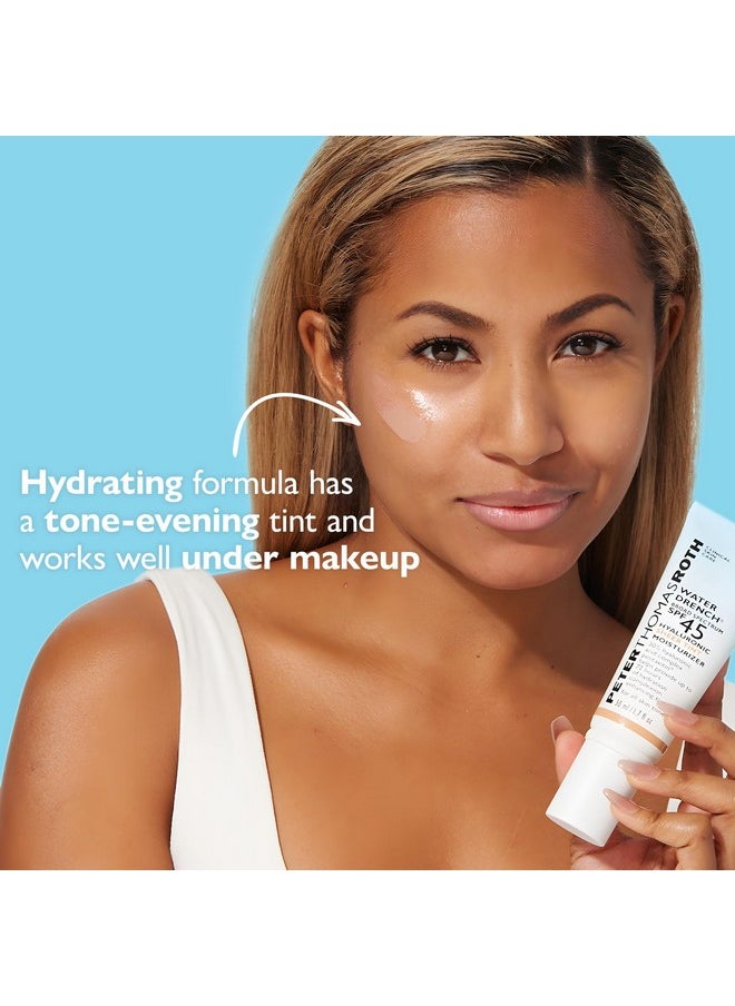 PETER THOMAS ROTH - Water Drench Hyaluronic Cloud Sheer Tint Moisturizer Broad Spectrum Spf 45 Hydrating Tinted Spf Moisturizer Adaptable Sheer Tint For All Skin Tones And Types - Image 1