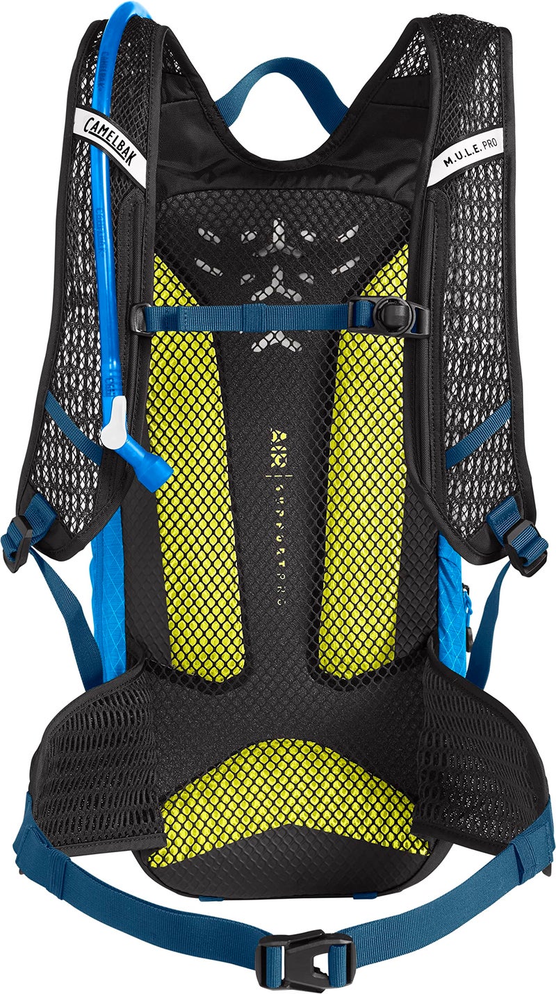 CamelBak M.U.L.E. Pro 14 Bike Hydration Backpack 100oz - Body Mapping Technology, Ibiza Blue/Orange - Image 5