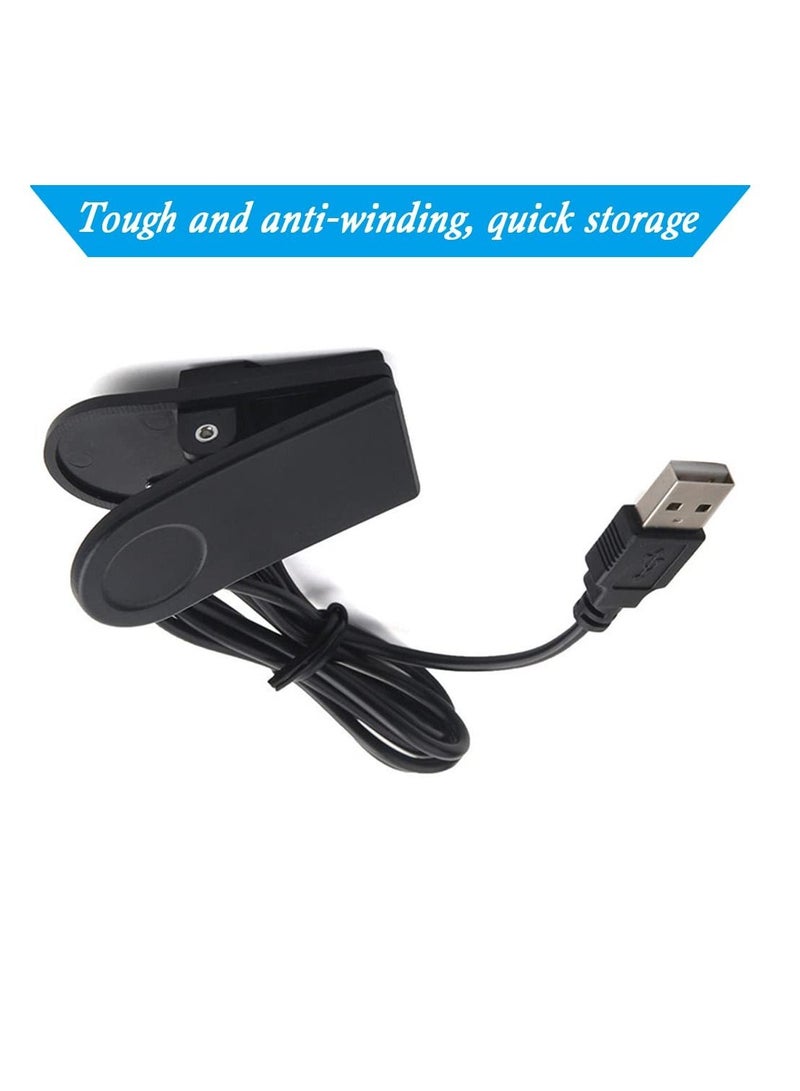 1M USB Charging Cable Clip Dock Charger Compatible with Garmin 310XT/405/405CX/410/910XT Smartband Smart Watch - Image 2