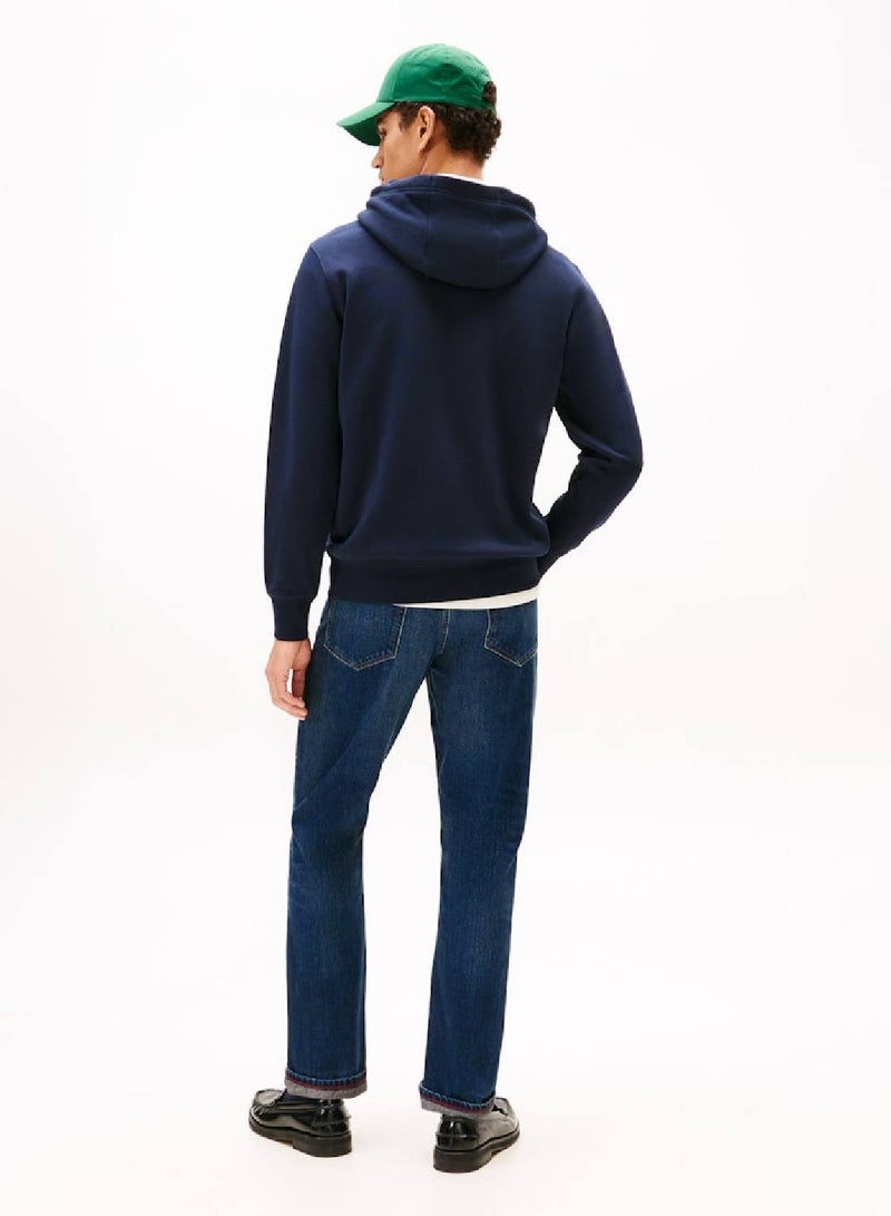 TOMMY HILFIGER Logo Graphic Flex Fleece Hoody - Image 2