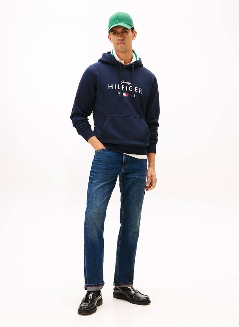 TOMMY HILFIGER Logo Graphic Flex Fleece Hoody - Image 3