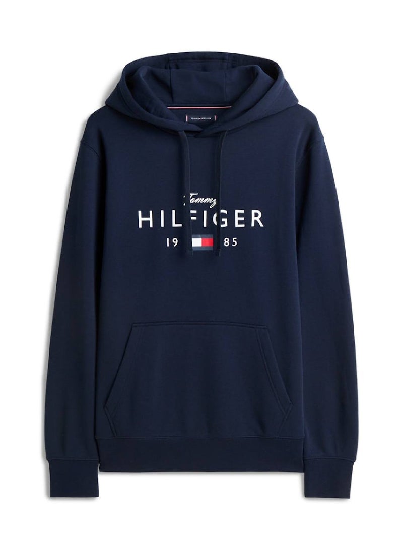 TOMMY HILFIGER Logo Graphic Flex Fleece Hoody - Image 4