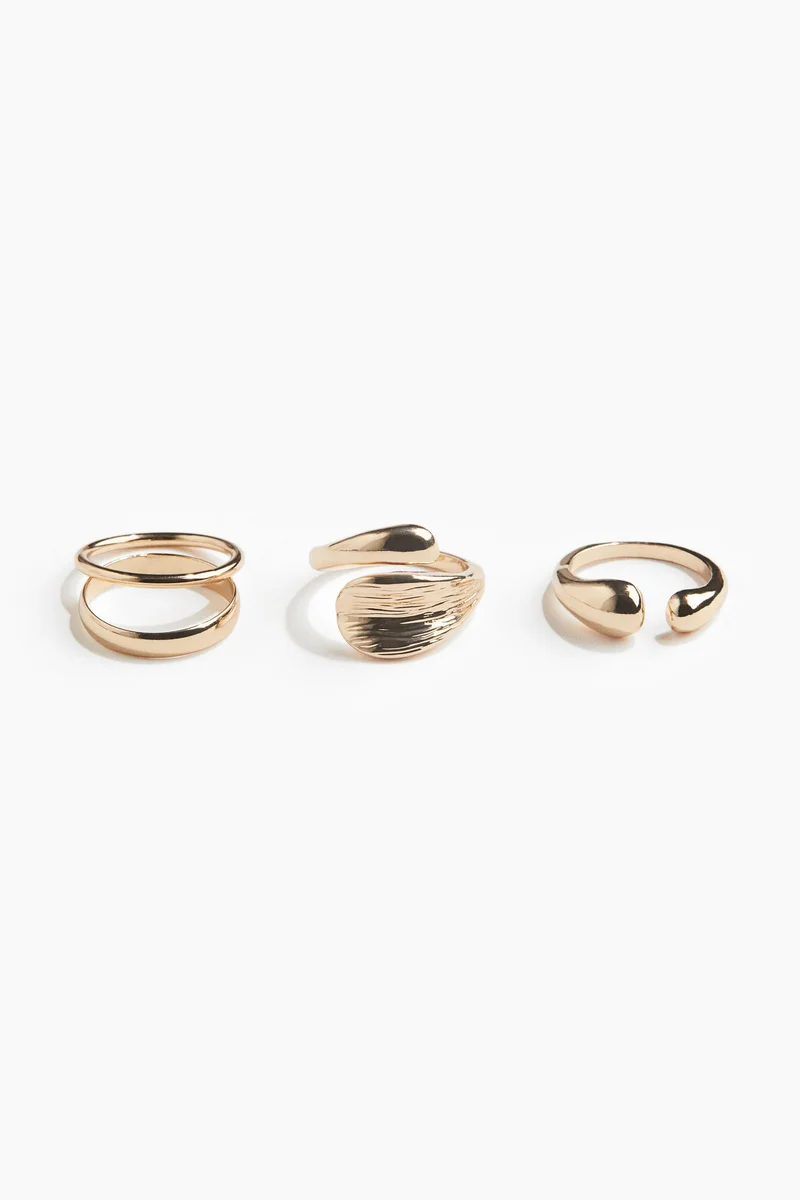 H&M 4-pack rings