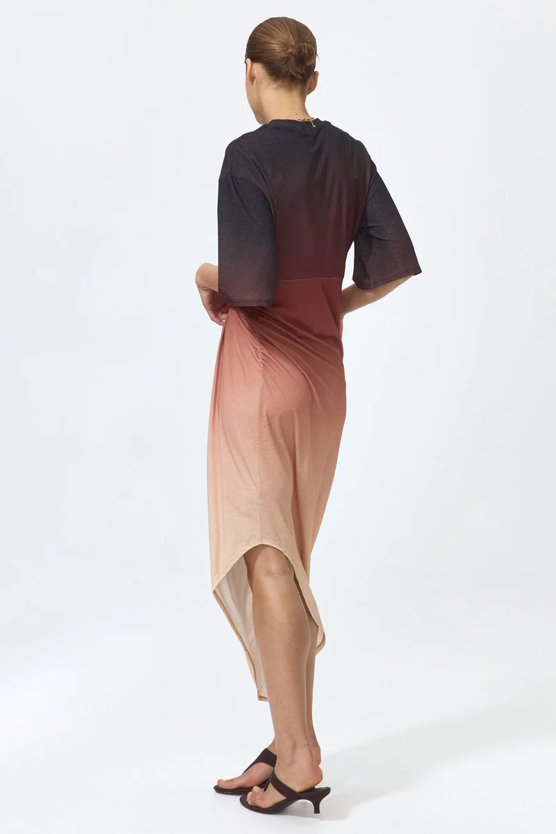 H&M  Knot-detail T-shirt dress for Women | Best Price UAE
