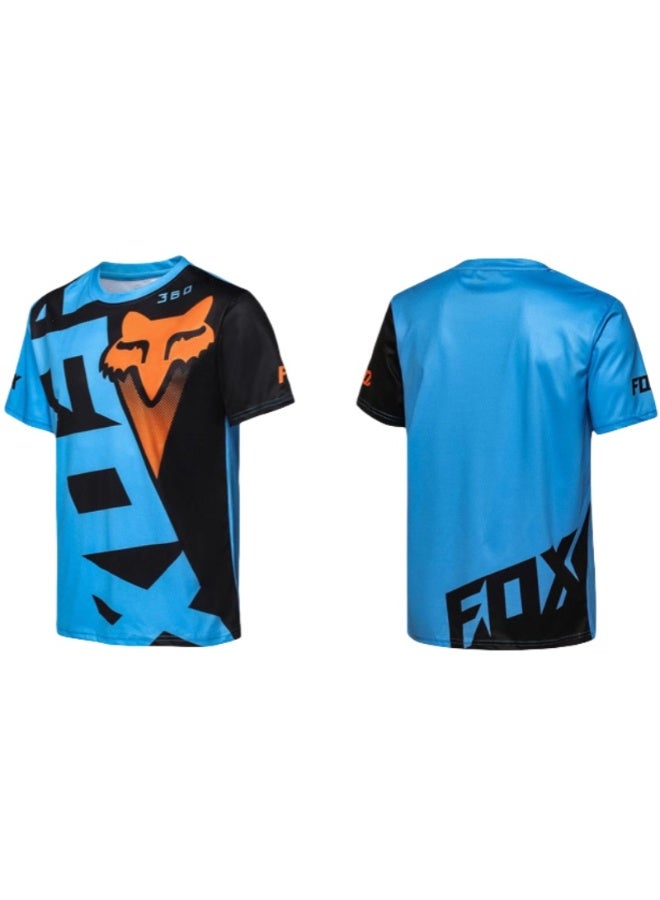 Fox Men's Outdoor Cycling Suit Off-road Road Mountain Bike Cycling Tops - Image 1