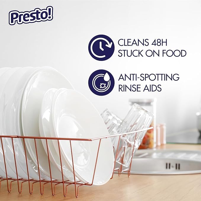Presto! Amazon Brand - Presto! Triple Action Dishwasher Pacs, Fresh Scent, 90 Count - Image 4