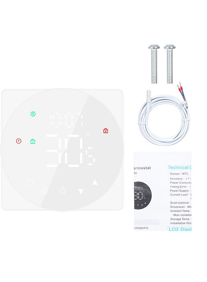 Lepmerk LCD Display Smart Temperature Controller 16A Touch Screen Thermostat Weekly Programmable for Electric Heating Save Energy  - Image 3