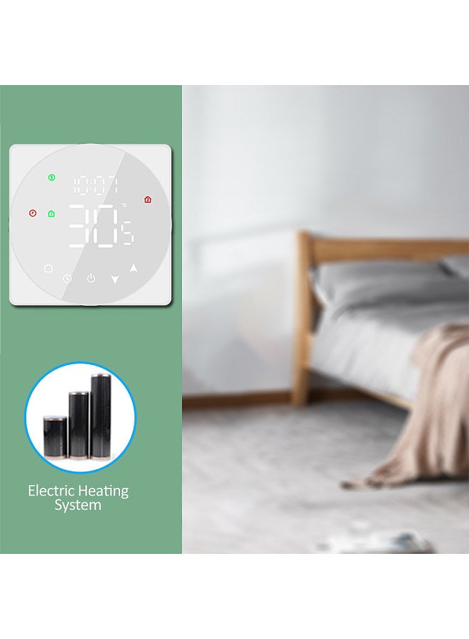Lepmerk LCD Display Smart Temperature Controller 16A Touch Screen Thermostat Weekly Programmable for Electric Heating Save Energy  - Image 4