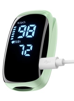 Furtey Pulse Oximeter Fingertip with Rechargeable Oxygen Meter Finger Pulse Oximeter Rechargeable Pulse Oximeter Accurate Fast Oximetry SpO2 Reading for Outdoor Sports  - Image 1