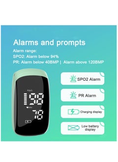 Furtey Pulse Oximeter Fingertip with Rechargeable Oxygen Meter Finger Pulse Oximeter Rechargeable Pulse Oximeter Accurate Fast Oximetry SpO2 Reading for Outdoor Sports  - Image 3