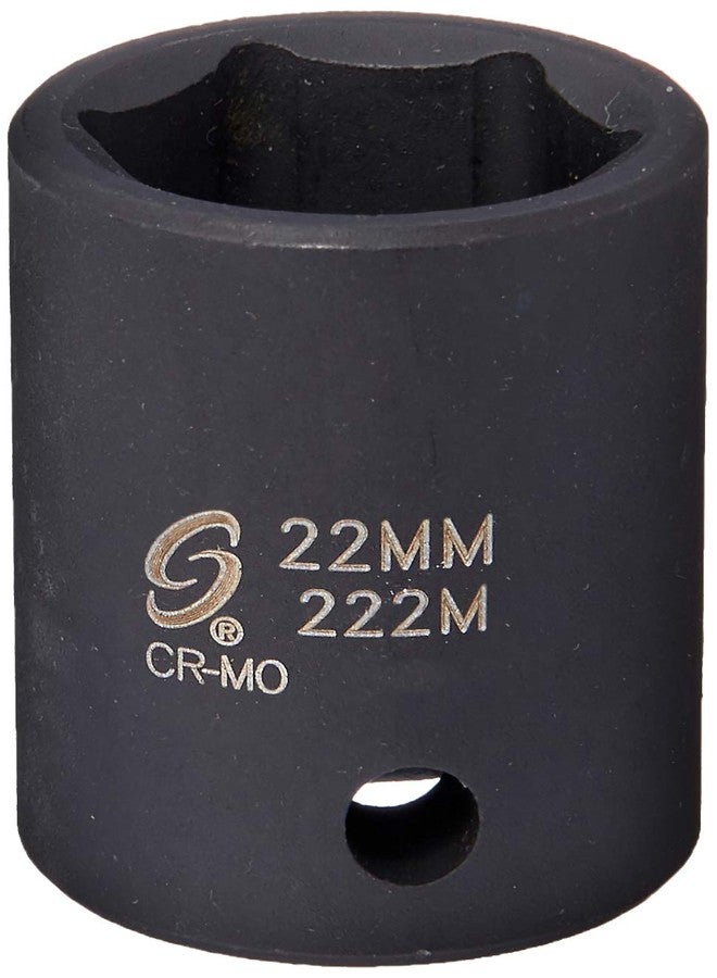 Sunex Tools Sunex 222m 1/2-Inch Drive 22-mm Impact Socket - Image 1