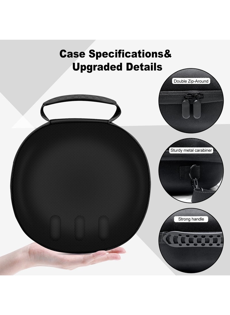 Generic Waterproof Hard Carrying Case for Meta Oculus Quest 3 VR Gaming Headset and Touch Controllers nd Other Accessories Shockproof Carrying Bag Organizer Case with Mesh Pocket Suitable for Travel and Home Storage(Black)  - Image 4