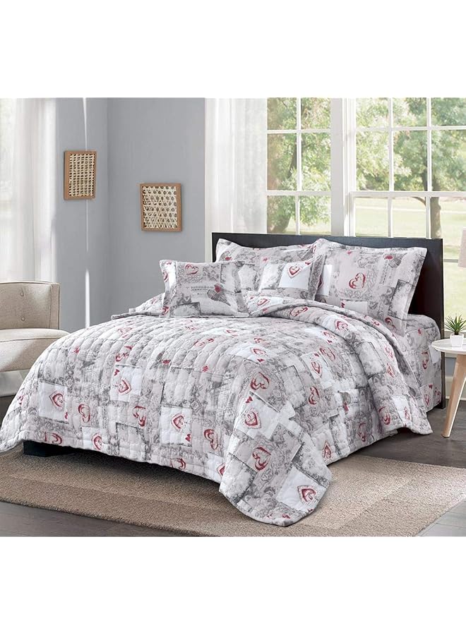 erorex Compressed Comforter Set Single Size 4 Pieces By Mingli Multi Color 6285571010205