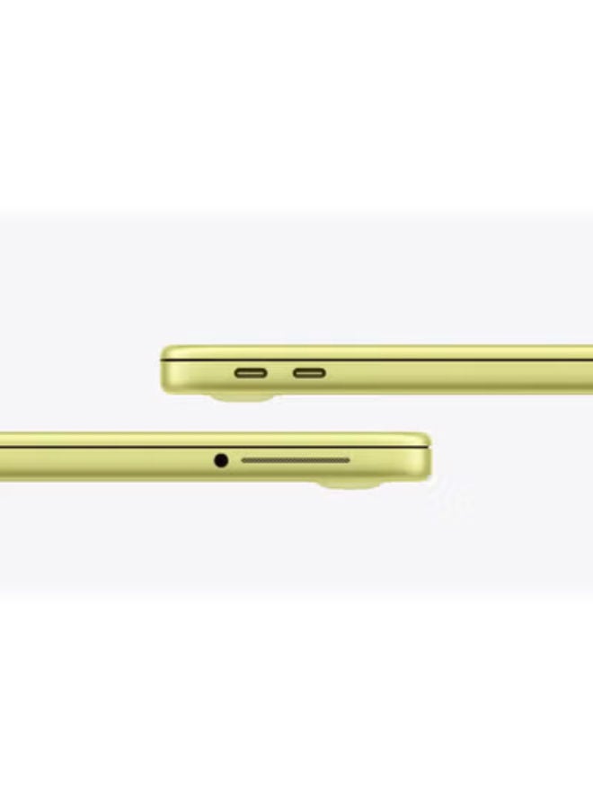ابل  لابتوب ماك بوك نيو MHFD4AB/A بشاشة 13 بوصة بدقة 2K ومعالج A18 Pro سداسي النواة ومعالج رسومات خماسي النواة وذاكرة وصول عشوائي 8 جيجابايت وقرص SSD بسعة 256 جيجابايت وبطاقة رسومات مدمجة ولوحة مفاتيح إنجليزية/عربية مع ماوس أبل ماجيك ماوس (منفذ USB-C) - سطح أبيض متعدد اللمس (2024) - متوفر في المخزون الرسمي الإنجليزية/العربية سيتريس - Image 2