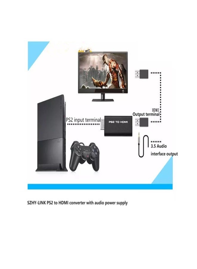 ميني PS2 هدمي محول أسود - Image 5