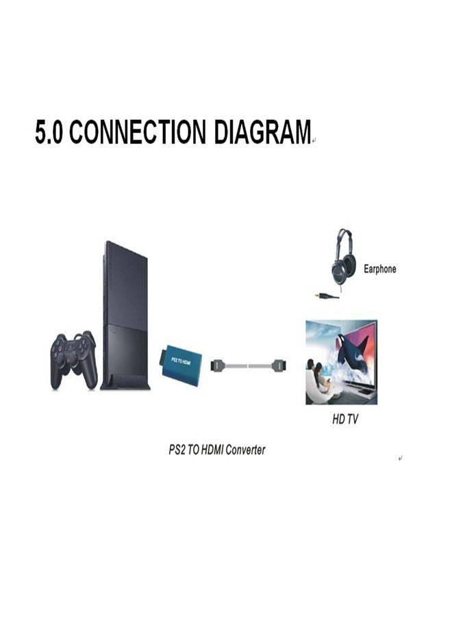 ميني PS2 هدمي محول أسود - Image 4