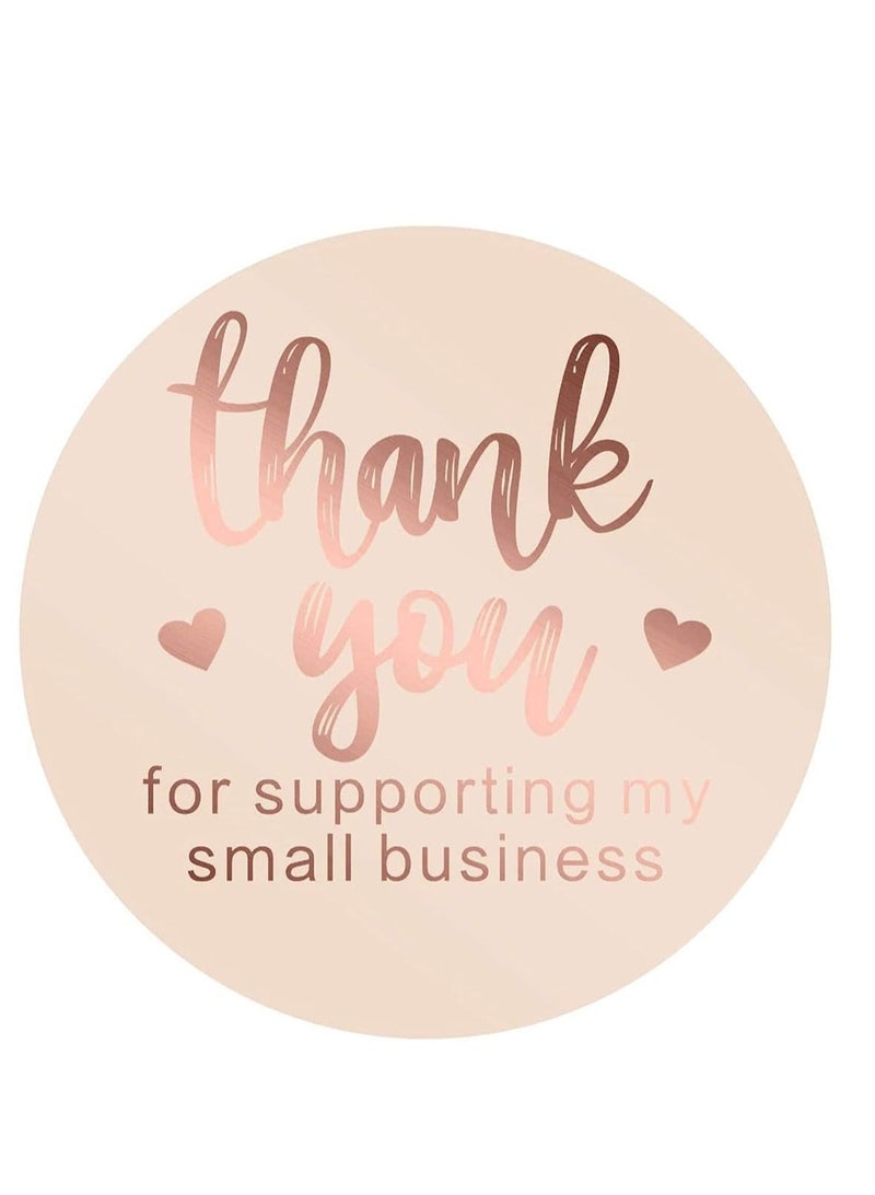 Thank You Stickers Pink Label Stickers Gift Tags for Supporting My Small Business Stickers for Sealing Decoration Birthday Party Favors Gift Bag Decor Candy Decor Cookies Weddings