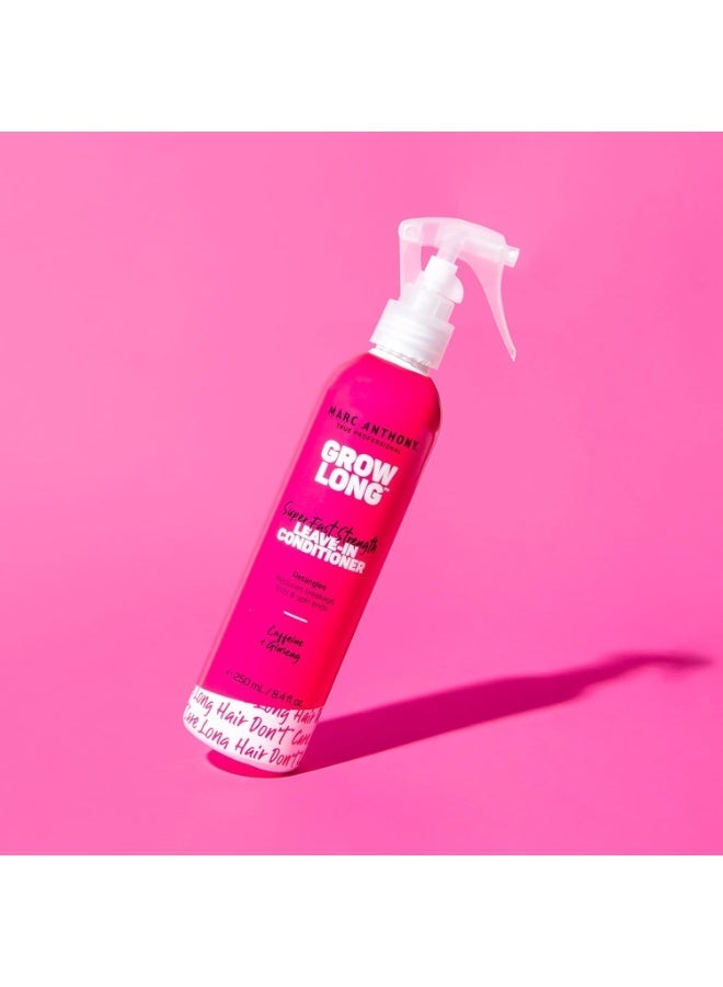 مارك أنتوني بلسم Grow Long Super Fast Strength Leave-in Conditioner بالكافيين والجينسنغ 8.4 أونصة سائلة 250 مل - Image 5