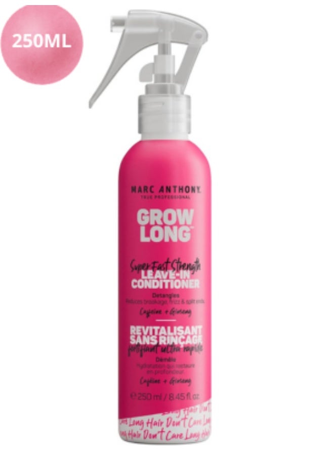 مارك أنتوني بلسم Grow Long Super Fast Strength Leave-in Conditioner بالكافيين والجينسنغ 8.4 أونصة سائلة 250 مل - Image 1