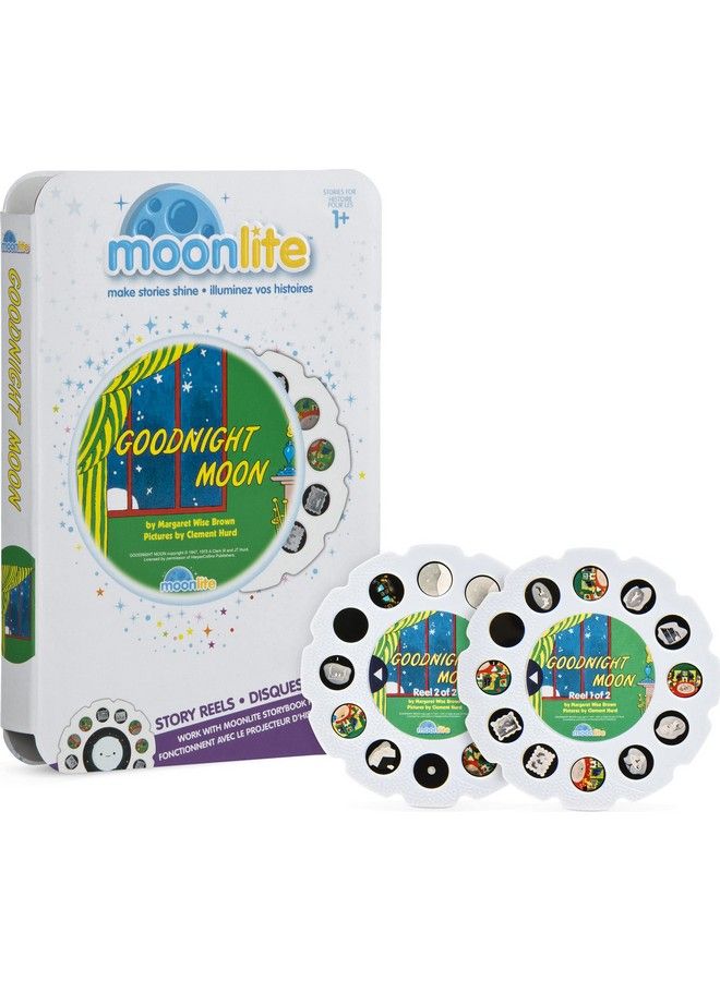 Moonlite أسطوانات قصصية لجهاز عرض المصباح، للأطفال الصغار؛ ليلة سعيدة؛ مجموعة أسطوانات القصص من 12 شهرًا وما فوق - Image 1