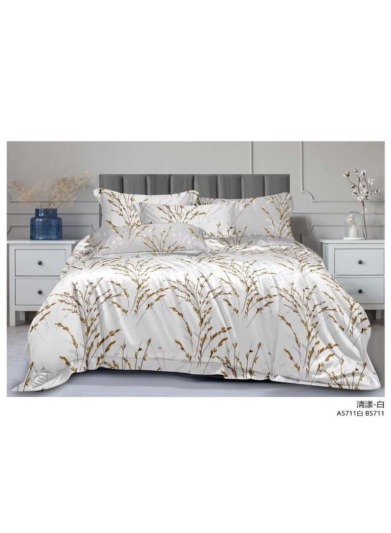 Pure cotton Comforter 6pcs set, Duvet Insert, Soft and warm for All Season 