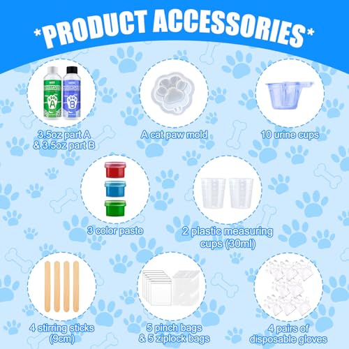 Vividye Liquid Silicone for Taba Squishy Kit, 7oz Fast Cure Squishy Gel 1:1 AB Ratio Mixed, Super Soft Silicone Rubber for Squishy Maker, Cat Paw Casting, DIY Decompression Gift Perfect for Beginners - Image 2