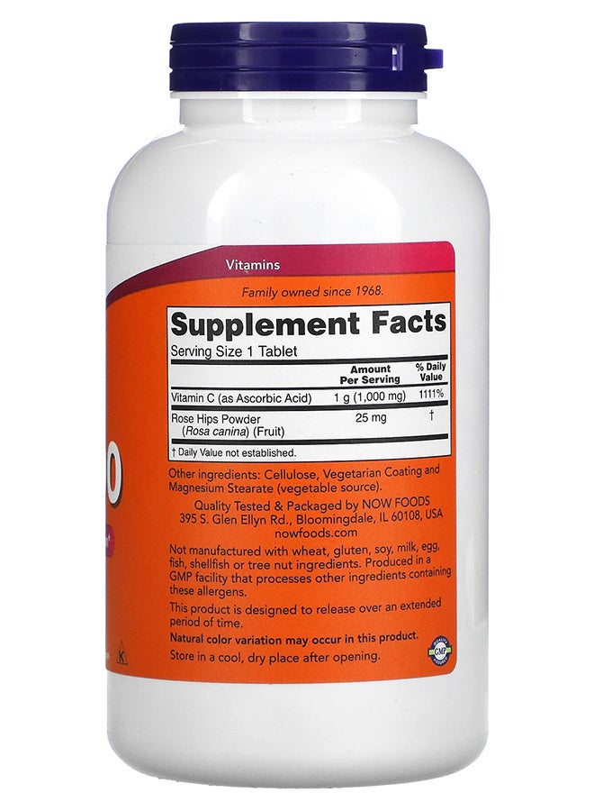 Now Foods C-1000 Antioxident Protection Dietary Supplement - 250 Tablets - Image 2