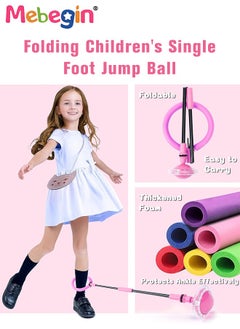 MEBEGIN Ankle Skip Ball for Kids, Foldable Skip it Ball with Colorful Flash Wheel, Outside Toys for Kids, Gift for Girls & Boys Age 5 6 7 8 9 10 Years Old  - Image 4