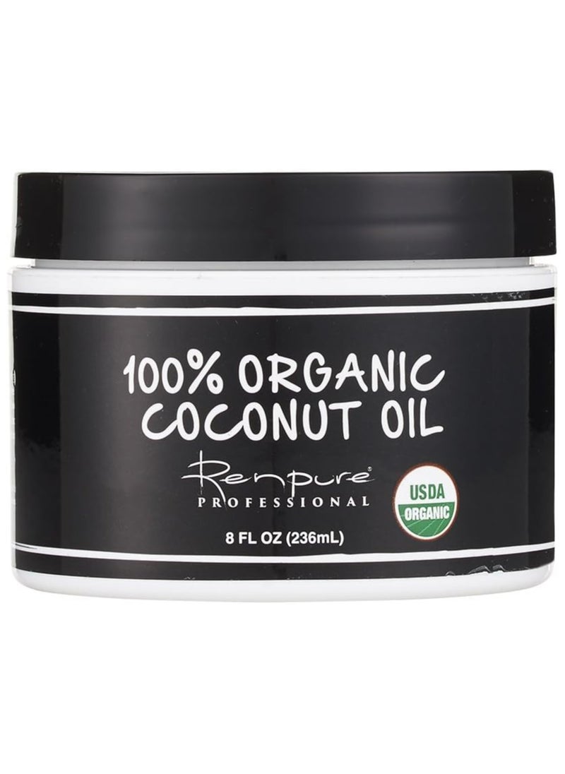 Renpure - Renpure 100% Organic Oil Jar, 8 Ounce - Image 1