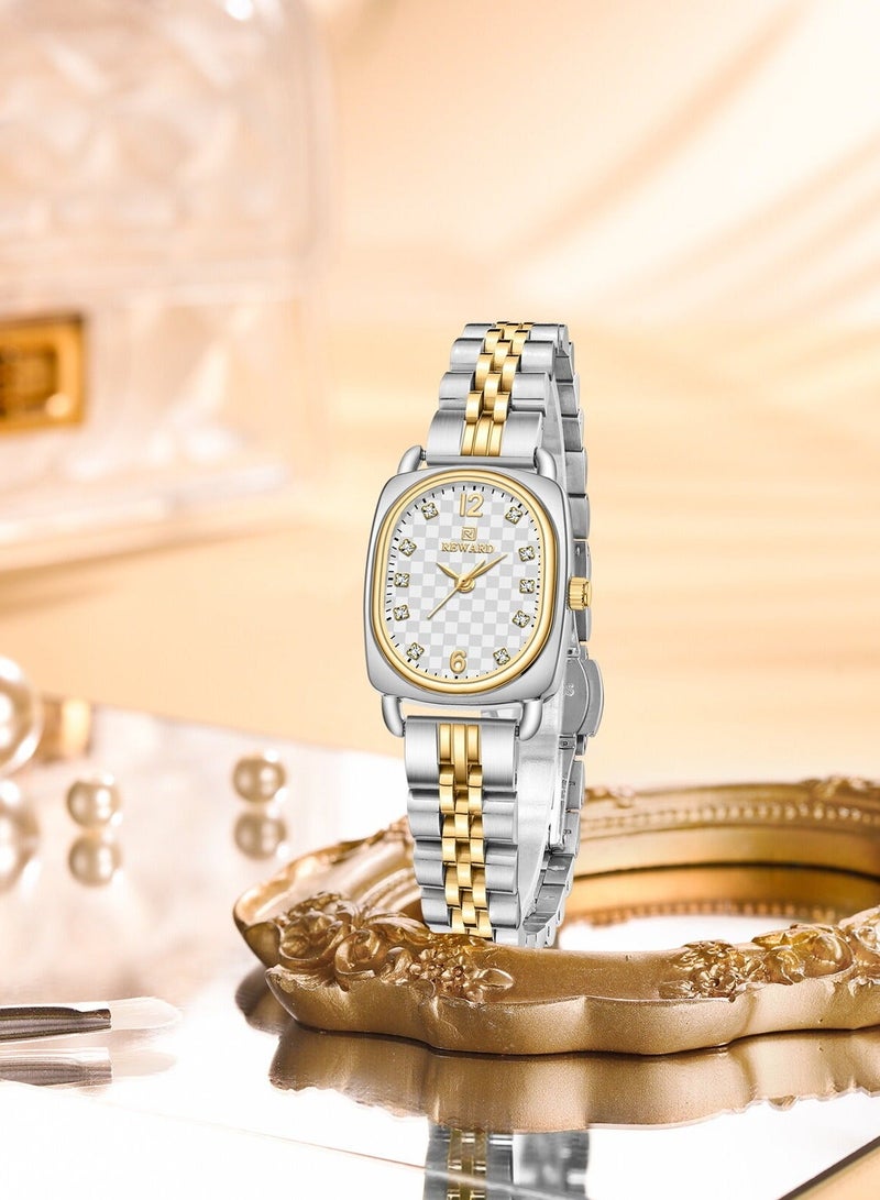 REWARD Wrist Watch for Women Luxury Ladies Watches Women's Bracelet Watch Small Stainless Steel Analog 3ATM Waterproof Watches for Women - Image 2