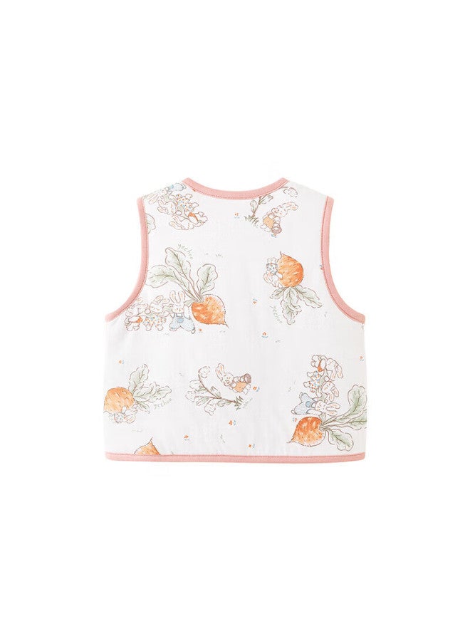 Yeehoo Uni Toddler Baby Vest Autumn Winter Cotton-padded Warm Waistcoat Infant Base Layer Outerwear Sleeveless Jacket Top - Image 3
