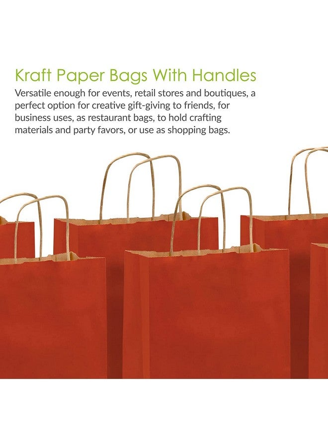 RanGit Bhumi- Gift Bags, Small Paper Bags- 8x10x4 in Red 10pcs Return Gift Bag for Corporate Events, Festivals, Party Favor- Craft Totes-Paper Carry Bags- Gift Covers (Red, Small-Pack of 10) - Image 5