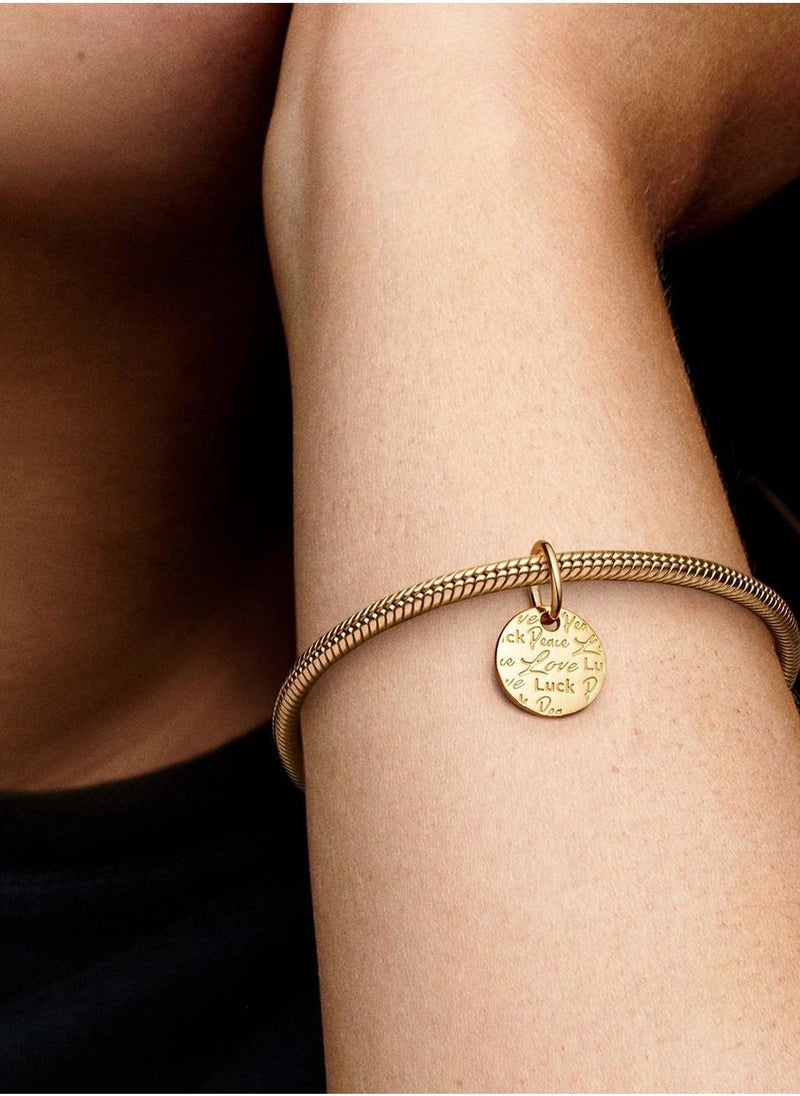 PANDORA Peace, Love & Luck Dangle Charm  - Image 4