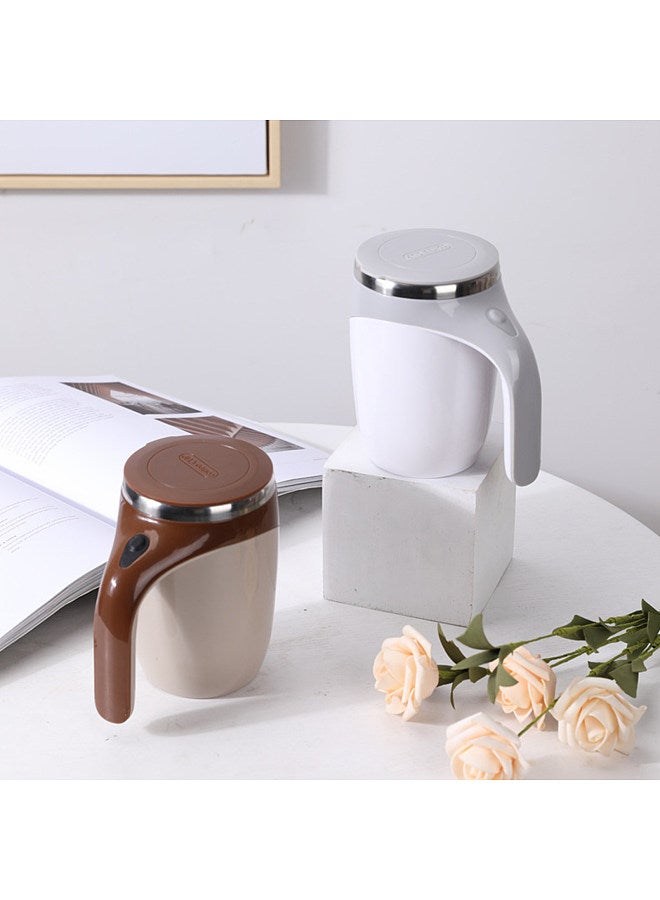 380mL Self Stirring Mug with Lid Automatic Magnetic Stirring Coffee Cup Electric  Self Mixing Coffee Cup for Coffee Milk Cocoa Hot Chocolate  - Image 4